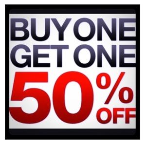 Big Buy One Get 50% off second item